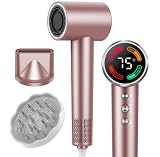 Secador de Pelo Profesional Alta Velocidad, 160000 RPM, Secado Rápido, 500M...