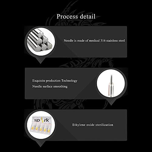Tattoo Cartridge Needles Tattoer Round Shader Tattoo Cartridges 20Pcs Disposable Rs Tattoo Needle Large Capacity,Stable And Noiseless Tattoo Needle Cartridge Fit For Most Tattoo Machine Pen (1214Rs) #TOP2
