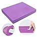 Pssopp Balance Training Foam Pad, High Resilience TPE Fitness Yoga Balance Mat for All Shapes and Sizes 40 X 33 X 5cm (Dark Rattan Purple)
