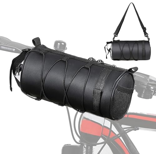 Suruid 2.7L Bike Handlebar Frame Bag with Shoulder Strap