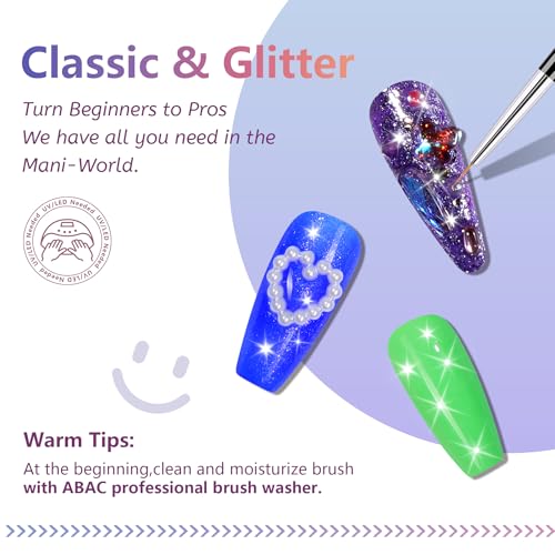 Set de 24 colores ABAC Gel para uñas Ombre miniatura 5