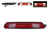 AmeriLite Red/Clear LED High Mount Stop Cargo 3rd Brake Lights For Toyota Tundra