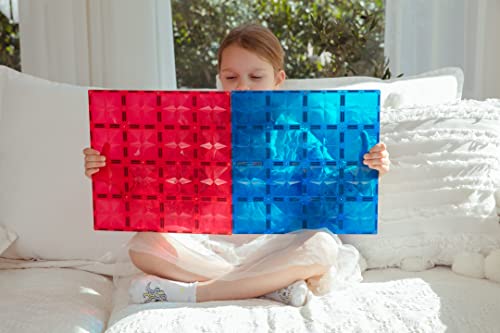 Megagontiles 162Pcs Premium Magnetic Tiles, Mega Magnet Tiles Set | Stem Authenticated | Magnetic Blocks | Magnetic Toys | Magnetic Building Blocks|Toddler Boys Girls 3-10 Year Old #TOP3
