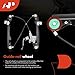 A-Premium Front Right Power Electric Window Regulator with Motor Compatible with Ford Focus 2008-2011 Front Passenger Side, Sedan Only