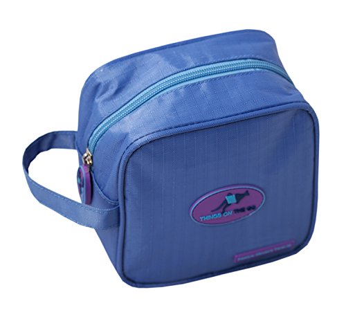 Cute Travel Makeup Bag & Small Toiletry Organizer, Waterproof
