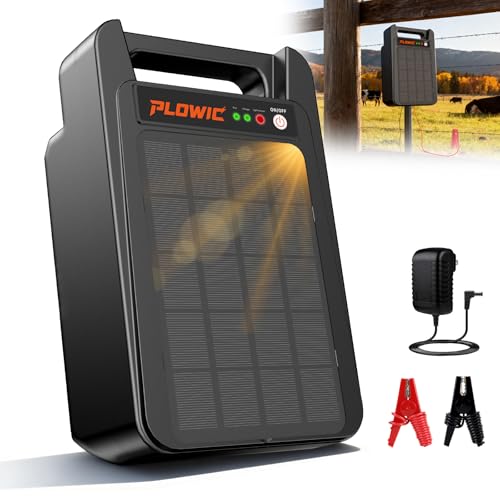 10 Miles Solar Electric Fence Charger