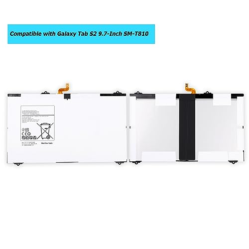 Batterie EB-BT810ABA de précision pour Samsung Galaxy Tab S2 9.7 T815 - 2