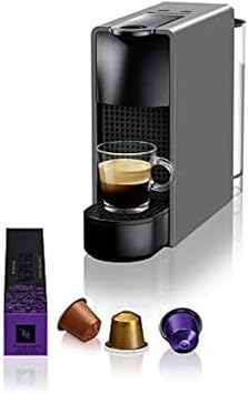 Nespresso C30 Essenza Mini Encapsulated Coffee Machine, 19 Bar Pressure, 0.6 L Volume, 2.3 Kg Design, Gray [Energy Grade A+]