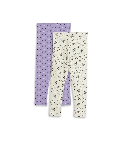 Image of Amazon Brand - Symbol Girl's Cotton Ribbed Stretchable Leggings | Ankle Length | Aged 2-14 Years