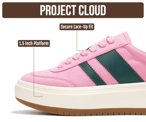Image of Project Cloud Platform Sneakers for Women - Lightweight Memory Foam Insole Womens Sneakers - Non-Slip Fashion Sneakers for Women Footwear - Women's Fashion Platform Shoes (Nita)
