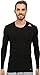 adidas Men's Techfit Base Layer Long Sleeve Tee, Black, Large