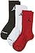 Nike 3 Pack Jordan Jumpman Crew Socken, Schwarz, M