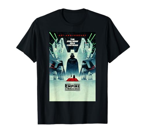 Star Wars The Empire Strikes Back T-Shirt vintage col rond vêtement collector imprimé noir