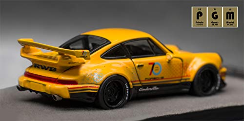 PGM ポルシェ911 964 イエロー 1/64 Amazon | PGM 1/64 RWB 964 70th Yellow 完成品 | ミニカー・ダイ