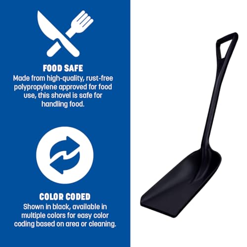 SPARTA Sanitary Shovel, Heavy Duty Scoop for Commercial Use in Kitchen, 10" x 13.75", 1 Count, Red by SPARTA - Image 4