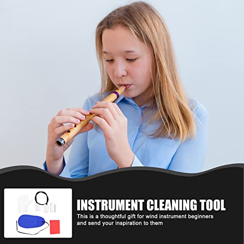 WHAMVOX 1set Orchestra Instruments Cleaning Tool Clarinet Flute Care Kit Includes Tone Hole Brush for Wind Instrument Maintenance for Beginners and Music - Thumbnail 7