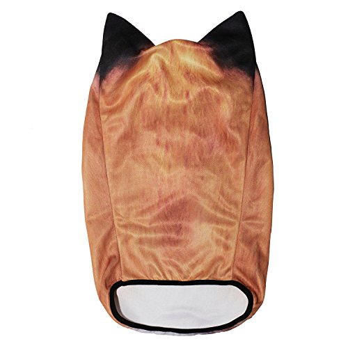 Wtactful 3D Animal Ears Balaclava Breathable Windproof Face Mask Protection For Skiing Snowboard Cycling Motorcycle Music Festivals Raves Halloween Party Cosply Outdoor Sports Fox Meb-08 #TOP7