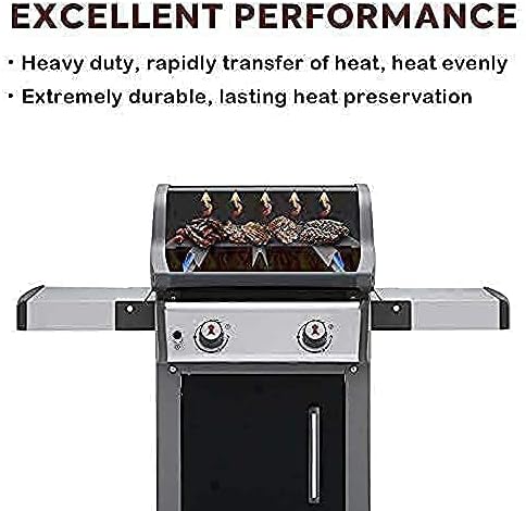 Miniatura 7 de Uniflasy Kit de piezas de repuesto para parrilla Weber Spirit 200 Series, parrilla de cocción para parrilla, tubos de quemador de parrilla para