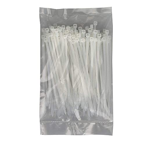 Heat Shrink Tubing & 4 Inch 18 Lbs Tensile Strength Self-Locking Eco-Friendly Nylon Plastic Cable Zip Ties #TOP5