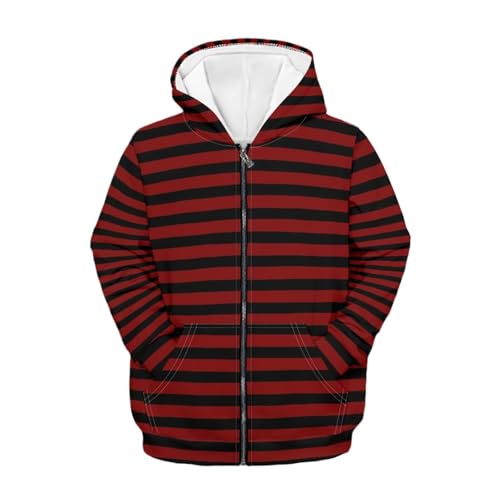 Agoviwo Funny Graphic Zip up Hoodie Boys Fashion Athletic Hoodies Casual Sweatshirt Y2k Hoodie for 6-16 Years
