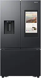 Geladeira Samsung Family Hub French Door RF27 com Soundbar com Dispenser de Água e Gelo 564L Black Inox - 110V