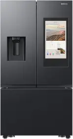 Geladeira Samsung Family Hub French Door RF27 com Soundbar com Dispenser de Água e Gelo 564L Black Inox - 127V