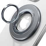 【2026最高傑作&MagRing Pro】 Andobil スマホリング Magsafe マグセーフ リング 落下防止 バンカーリング マグネット【両面マグネット・超强磁力】 スタンド機能&緩まない スマホ リング 360度回転 角度調整可 簡単着脱 マグネットリング 薄型 携帯リング 磁石 iPhone 17 16 15 14 13 12 Pro Max Androidに対応 チタニウム色