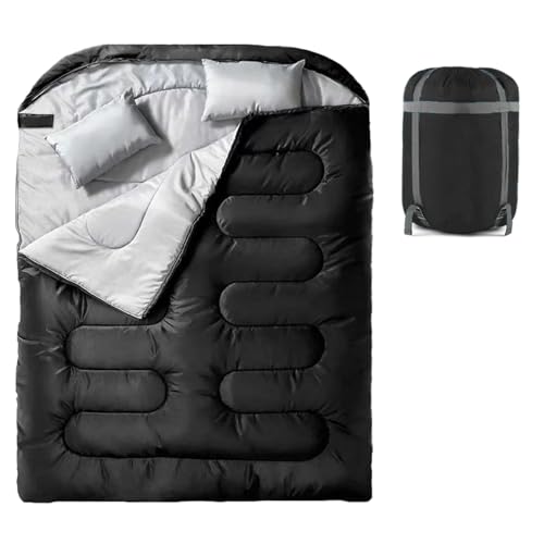Sac de couchage double pour adultes pour le camping en famille en été