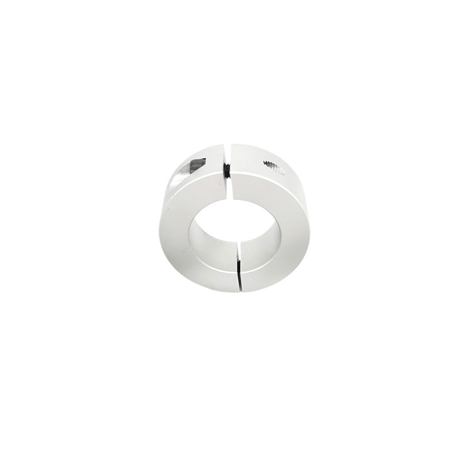 Bague d'arrêt pour arbre de rail linéaire, Positionneur de bague retenue d'arbre limite Type fendu à anneau fixe en alliage d'aluminium 1 pièces(18x40x12)