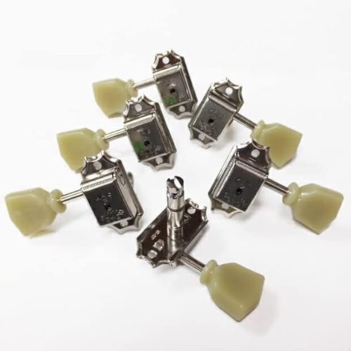 GOTOH SD90 HAPM SL N L3 R3 ニッケル ギター ペグ 両側 6個セット 【Ebiオリジナルピック付】