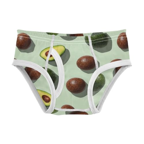 Wusikd Avocados Brown Boys' Underwear Cotton Boys Briefs Soft Toddler Underwear 2T