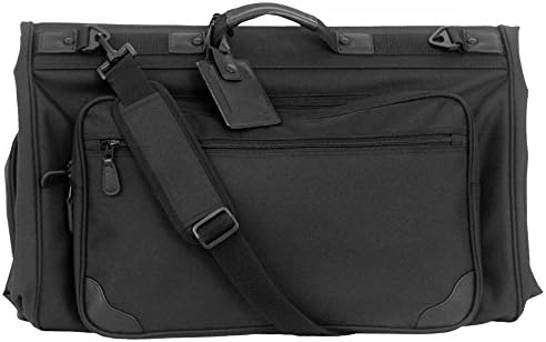 Tri-fold Garment Bag (Black) (45"L x 2 1/4"W x 22 1/4"H)