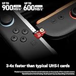 Lexar Jouer PRO 1TB microSD Carte Express, Full-HD & 4K Vidéo, jusqu'à 900MB/s Lire, jusqu'à 600MB/s Écrire, pour Nintendo-Switch, les appareils de jeux portables de pont à vapeur (LMSXPS0001T-BNNNU) | Jusqu'à 900/600mb par S Lire et écrire, UHS-I U3/class 10, IPX7 Eau, S