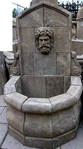 Casa Padrino Antique Style Stone Garden Fountain H100cm Neapel - Stone Fountain Baroque Art Nouveau Garden Decoration