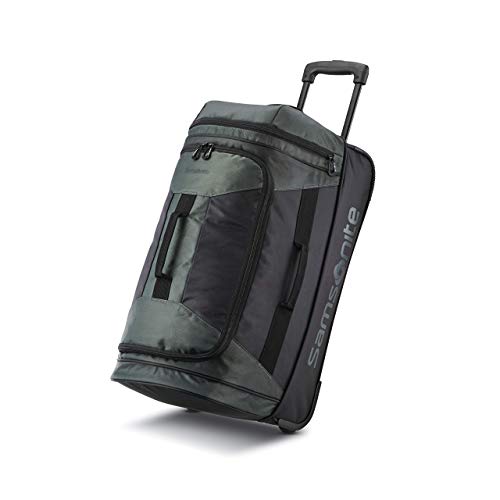 Samsonite Andante 2 Boxed Wheeled Duffel 22, Moss Green/Black by Samsonite - Used condition - CA$61.38