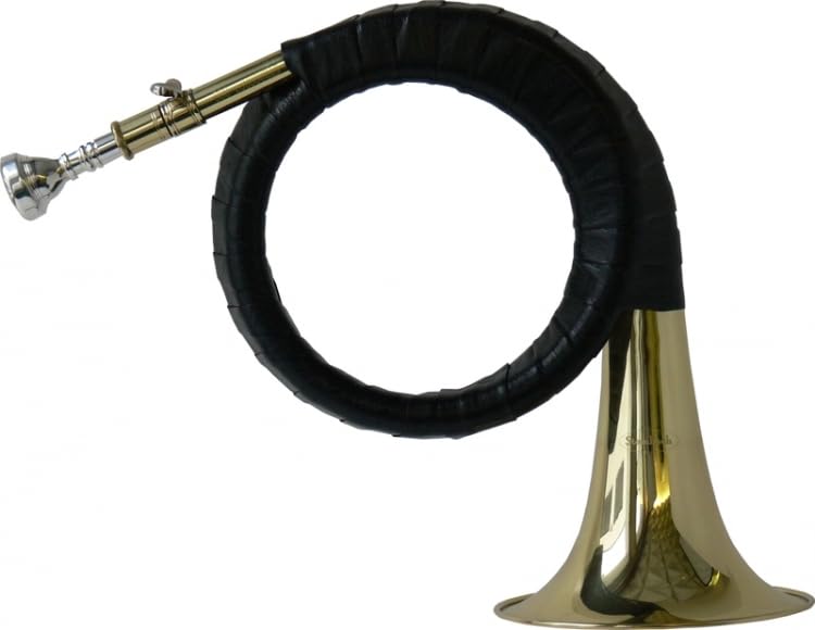 Steinbach Jagdhorn Fürst-Pless-Horn mit Stimmzug im Deluxe Softcase