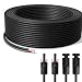 Produktbild Solarkabel Duplex 3m Set 6mm² H1Z2Z2-K  inkl. MC4 Stecker & Adapter  TÜV zertifiziert  1500V 30A  UV- & witterungsbeständig  für Solaranlagen, Photovoltaik & Balkonkraftwerke