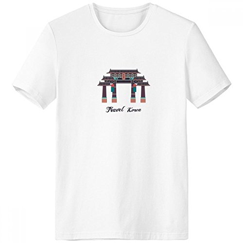 T-shirt Corée du Sud sport respirant blanc à col rond pour homme actif en été