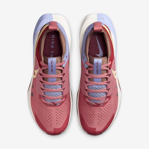 Nike Zegama 2 Women's Trail Running Shoes (FD5191-600, Red Stardust/Mars Stone/Lilac Ice/Alabaster) Size 6.54