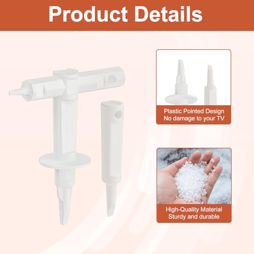 2 Pack BN81-14946B BN81-12884A BN81-14946A TV Opening Jig Tool for Samsung TV, Service Jig-Back Open Accessory P-jig-2017 Television Repair Part, No Screw TV Rear Back Covers Dismantle White
