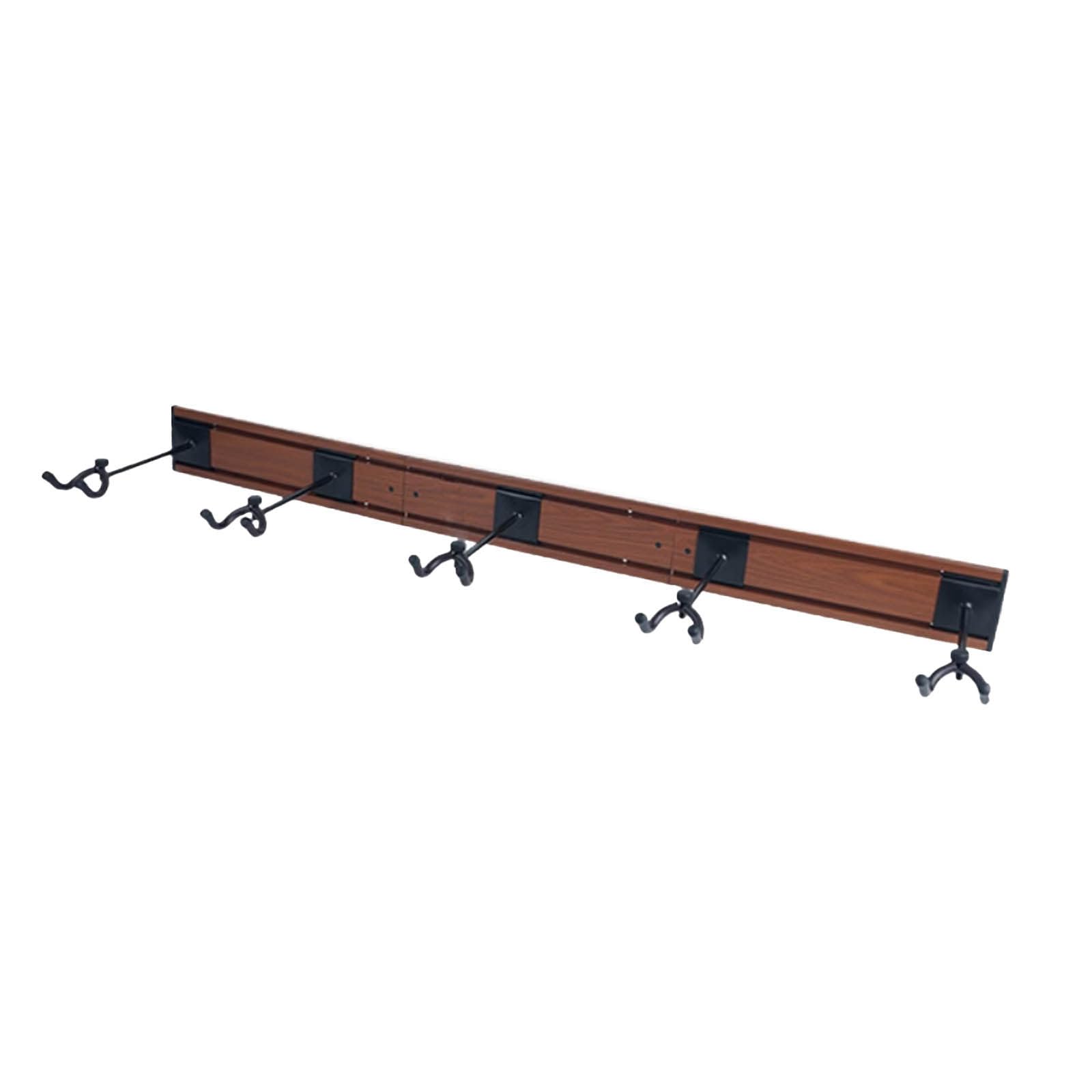 Billg Soporte Pared Guitarra Electrica, Ajustable Gancho Hanger Exhibición, Accesorios Guitarra para Clásica/Acústica/Guitarra Eléctrica, Mandolina y Bajo,Base de Madera