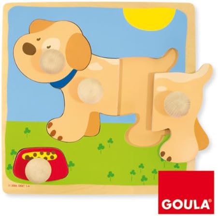 4pc Wooden Dog Lift-out Jigsaw Puzzle