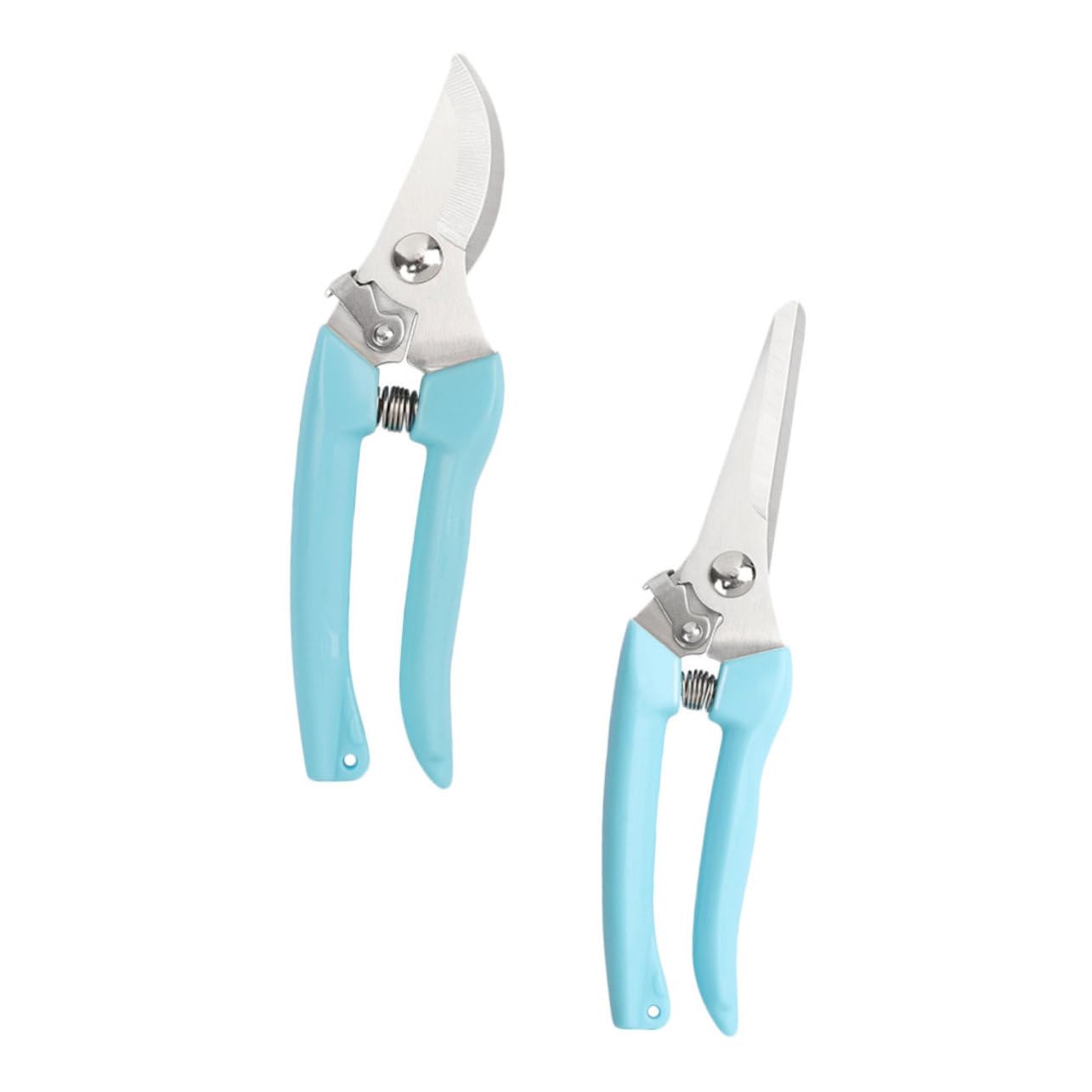 Levemolo Portable Pruning Scissors Set 2pcs Garden Shears Sturdy Abs Handles Perfect for Indoor Plant Scissors Trimming