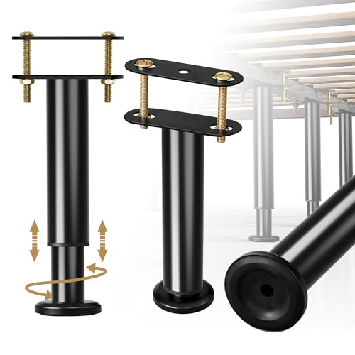 Adjustable Bed Frame Center Support Legs, Heavy Duty Cold Rolled...