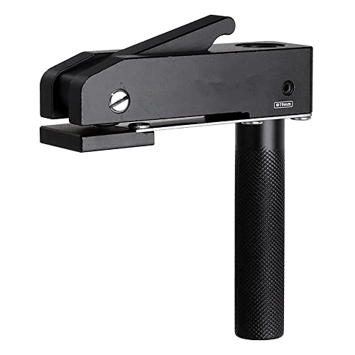 2 Pack Mft Style Hold Down Clamp Bench Dog Clamp 3/4 Inch Dog Hole Clamp Woodworking Benchtop Quick Clamps Aluminum Alloy (19Mm) #TOP1