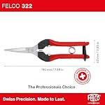 FELCO FELCO322 Model 322 Snips, Red