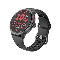 Smartwatch com GPS, 1.43" Display Bluetooth Telefone Chamada, Monitoramento avançado de saúde, sono e de coração, à prova d'água 3ATM,relogio smartwatch feminino e masculino (preto)