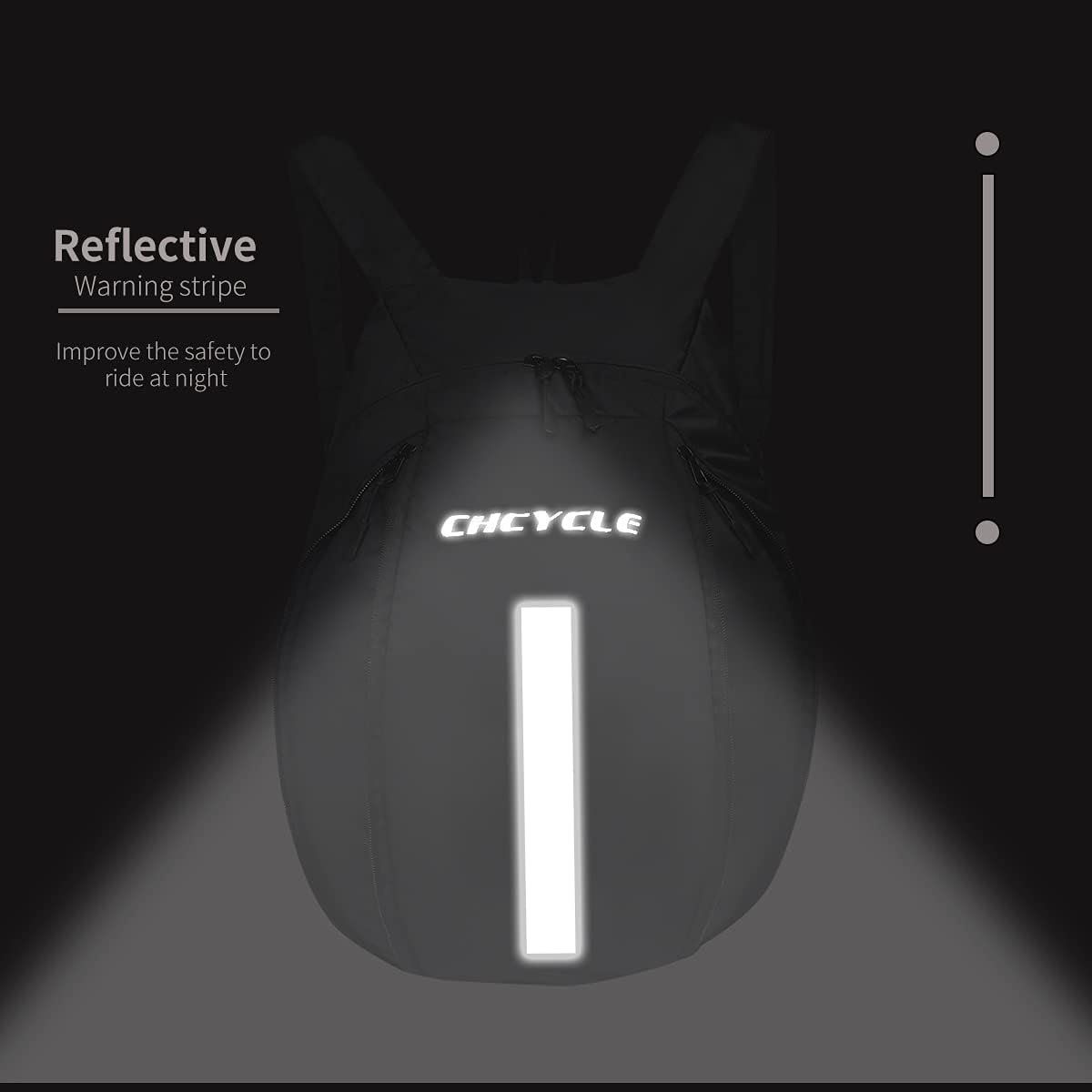 CHCYCLE Lightweight Motorcycle Backpack Waterproof Foldable Motorcycle Helmet Riding Backpack for Men: Automotive