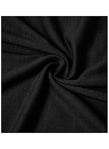 Mokayee Womens Black Summer Short Sleeve Crew Neck Cute Front Tie Casual Short Jumpsuits Rompers With Pockets L #TOP4