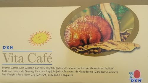 DXN 4 Boxes Vita Cafe 6 In 1 W/ Ginseng Tongkat Ali Long Jack Lingzhi Ganoderma
